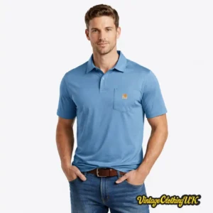 blue vintage Carhartt t-shirt