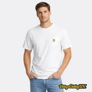 white vintage Carhartt t-shirt