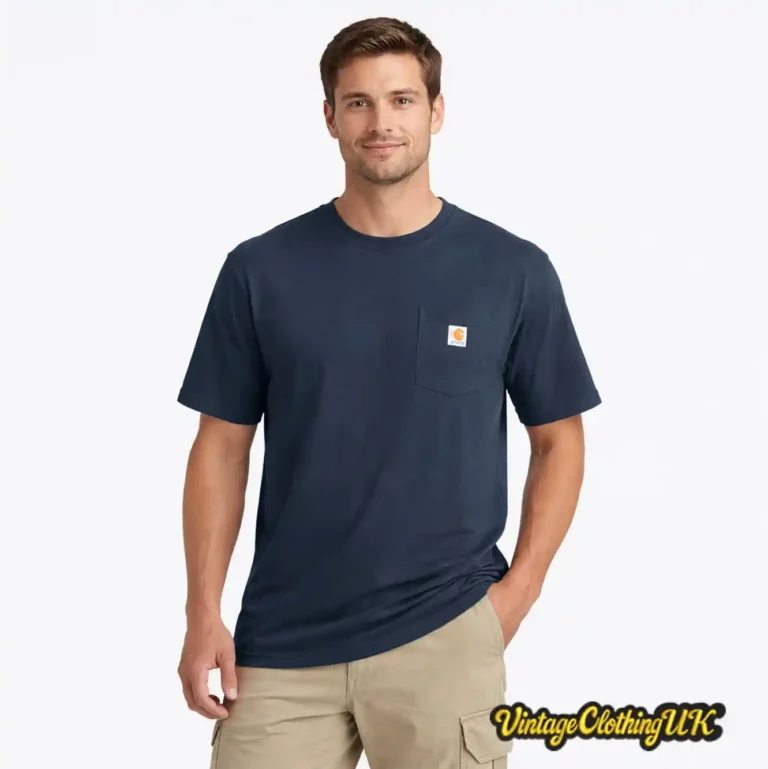 blue vintage Carhartt t-shirt
