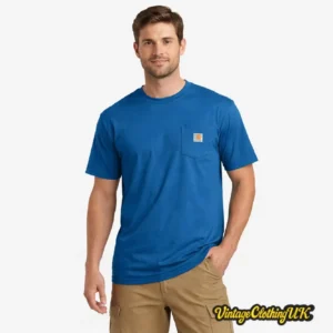 blue vintage Carhartt t-shirt