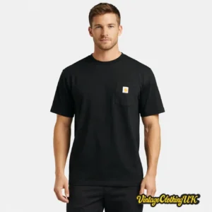 black vintage Carhartt t-shirt